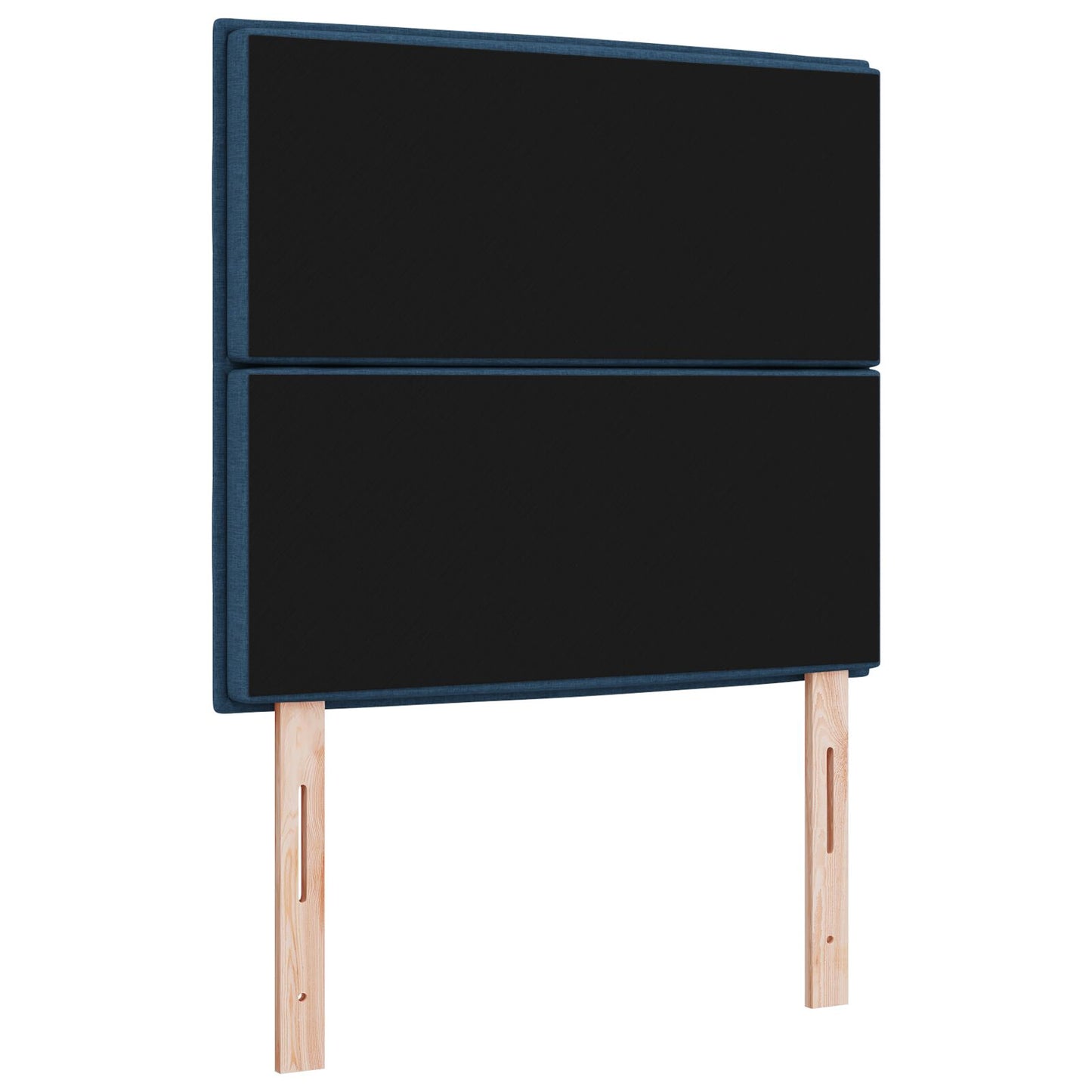 Hoofdbord Lijnenontwerp Stof Blauw 90 cm Hoog hoofdbord