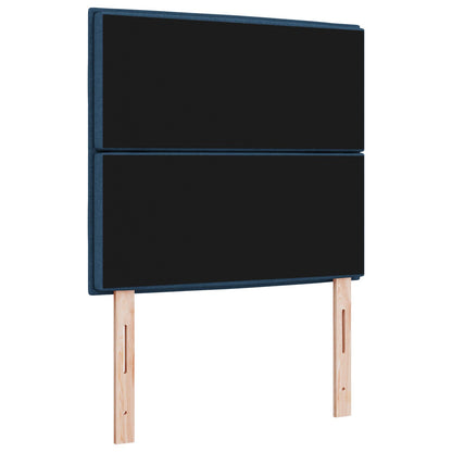 Hoofdbord Lijnenontwerp Stof Blauw 90 cm Hoog hoofdbord