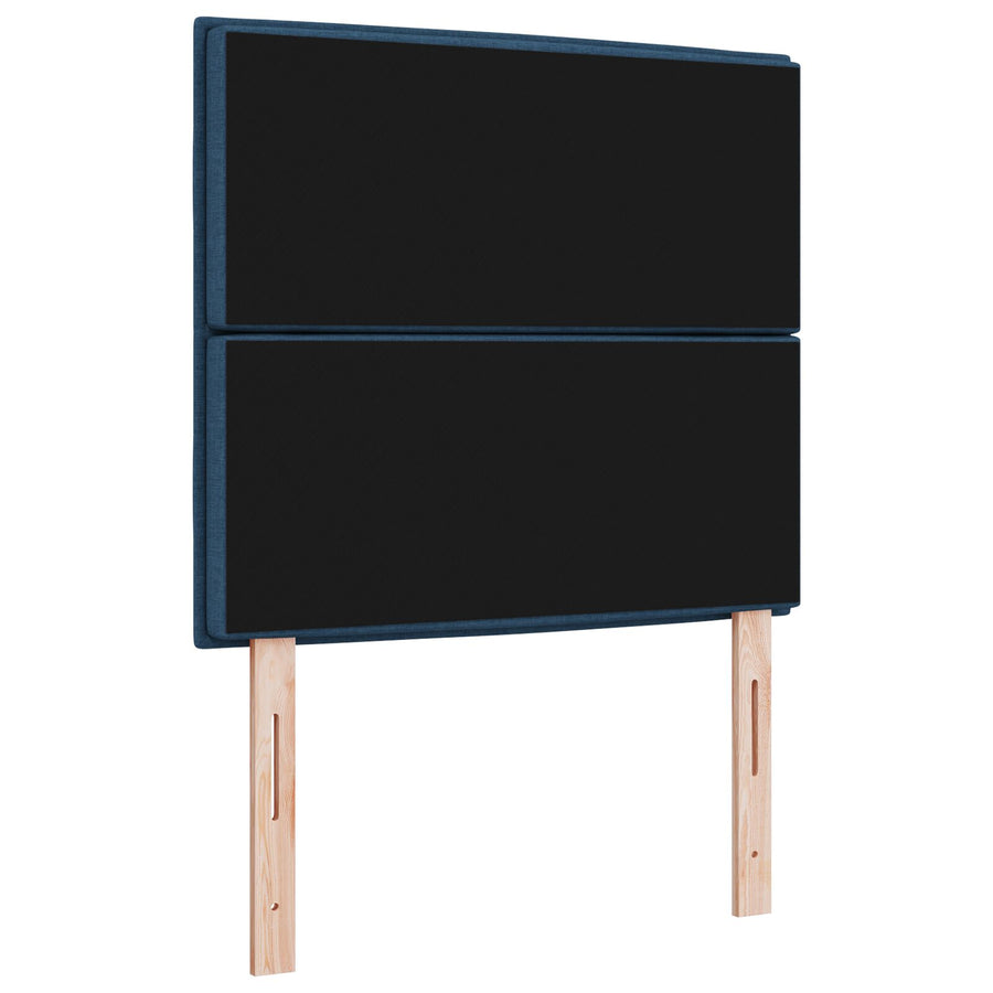 Hoofdbord Lijnenontwerp Stof Blauw 90 cm Hoog hoofdbord