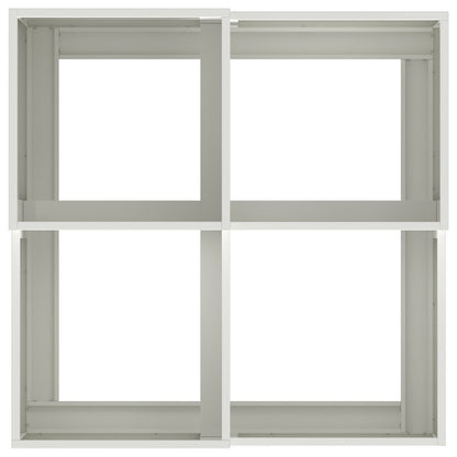 Tuinplantbak Te Staal Wit 80 x 80 x 48 cm