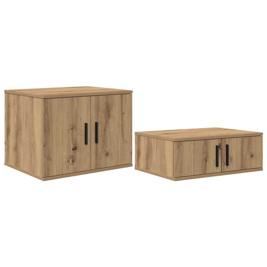 Opbergkast Kunststof Hout Artisan eiken 118 x 41 x 40 cm