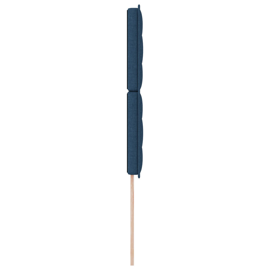 Hoofdbord Lijnenontwerp Stof Blauw 90 cm Hoog hoofdbord
