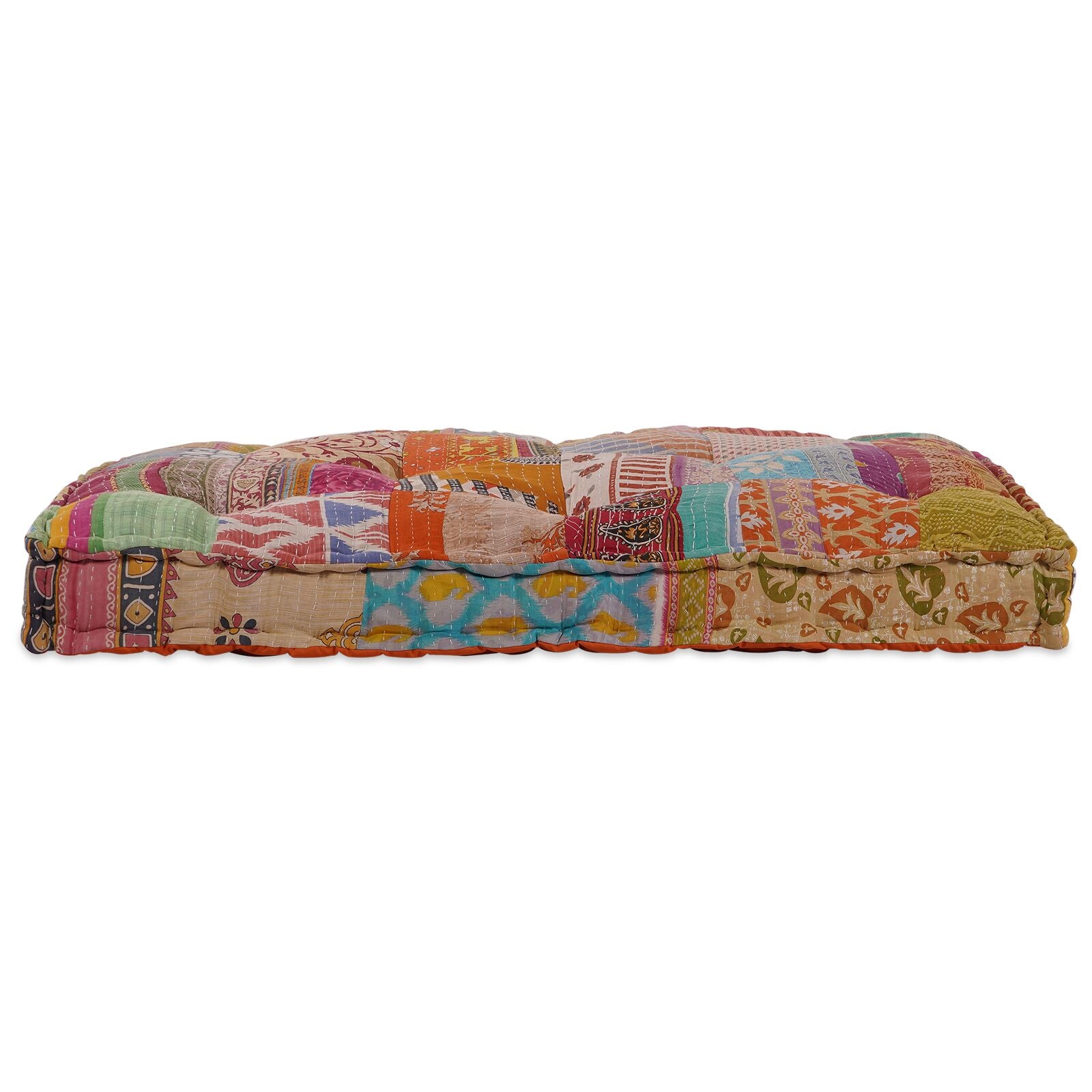 Pallet Sofa Kussen Patchwork Stof Multicolor Enkel kussen