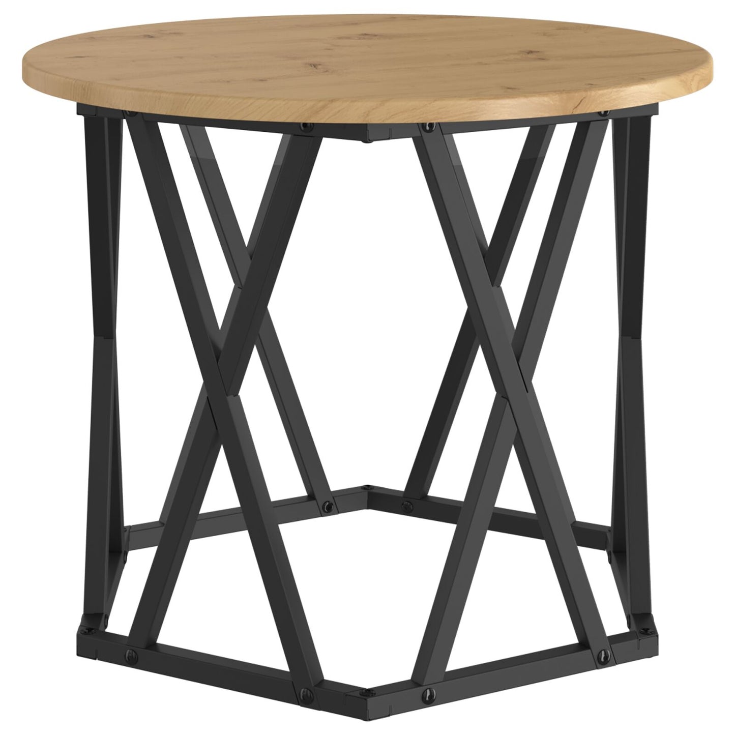 Nesting Bijzettafels 2 Stuks Artisan Eiken Houten Ambachtelijk eiken
