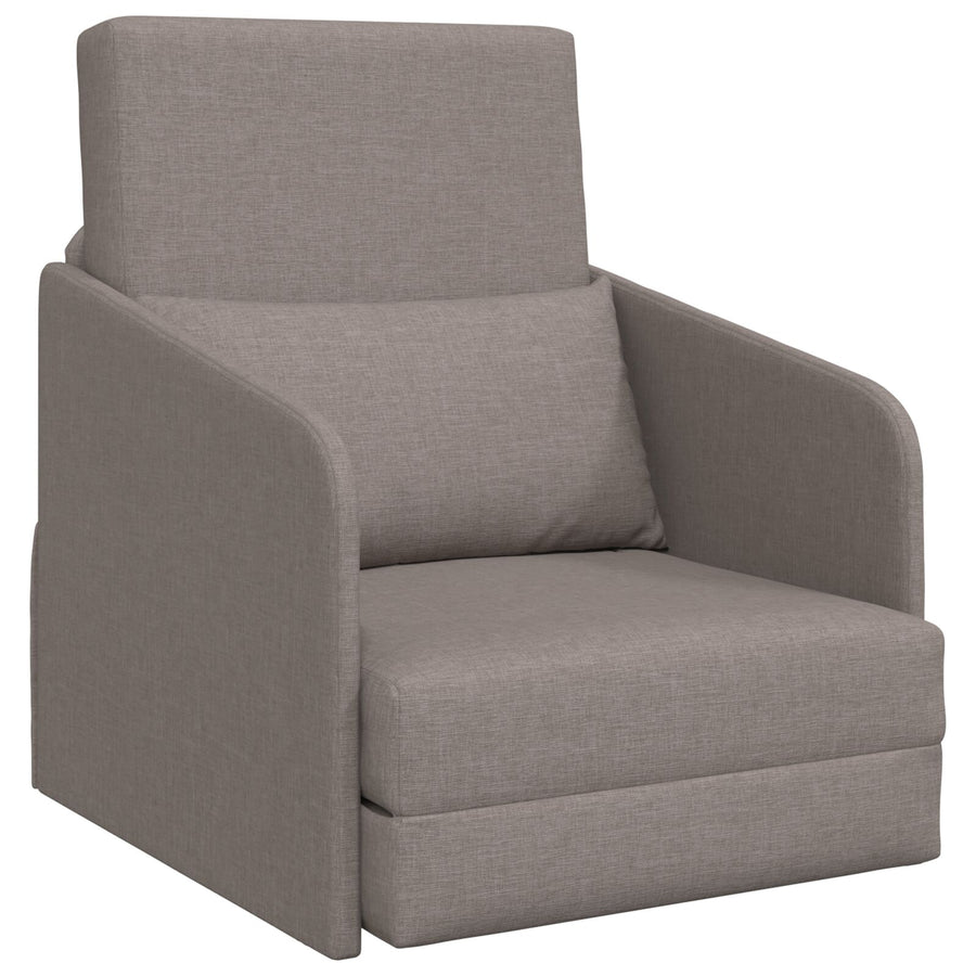 Vloer Sofa Bed 2-In-1 65X80X83 Cm Stoffering Taupe