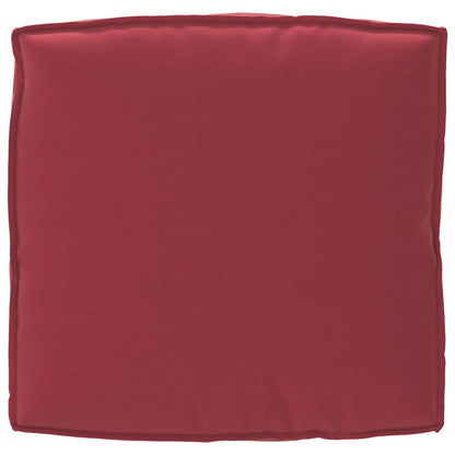 Palletkussen Voor Zit 80X80X12 Cm Oxfordstof Wijnrood