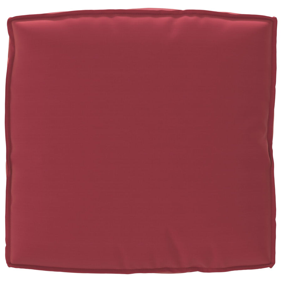 Palletkussen Voor Zit 80X80X12 Cm Oxfordstof Wijnrood