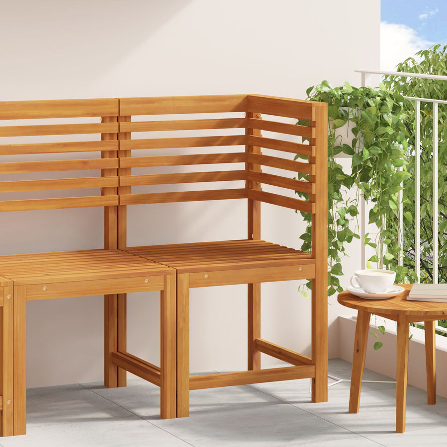 Tuinstoel Hoek Solid Hout Acacia zonder kussen Hoekbank
