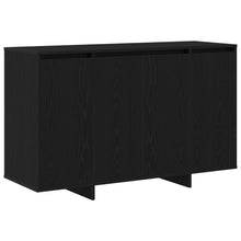 Zwart Eiken Sideboard Zwart Eiken Hout 120 X 41 X 75 Cm