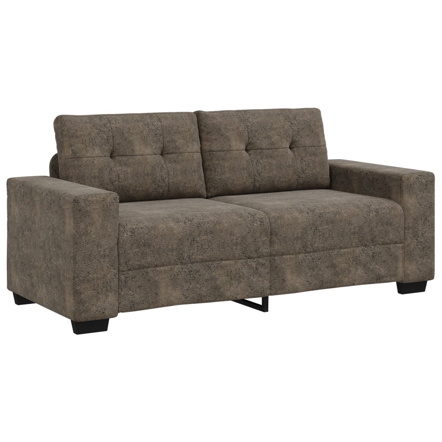 Loveseat Sofa Kunstleer Bruin 140 cm 140 cm