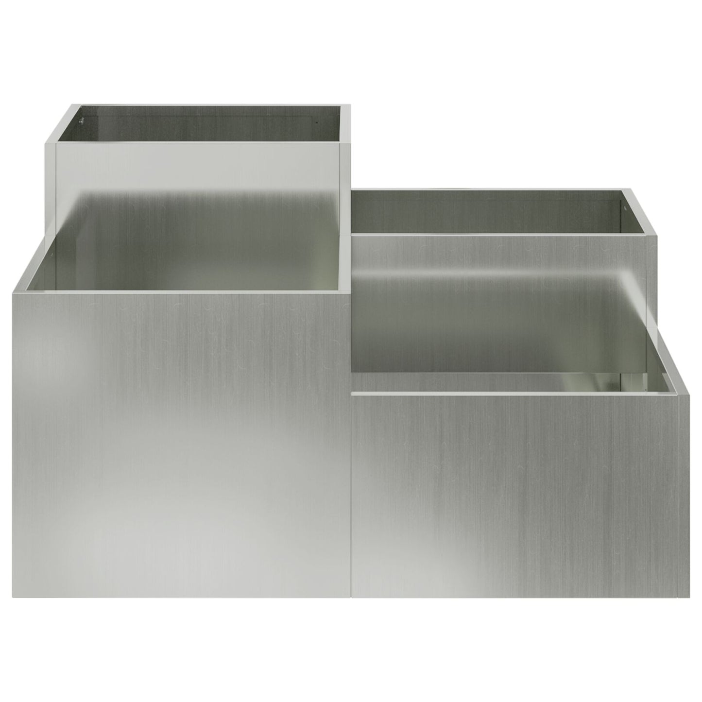 Tuinbak Gegalvaniseerd staal 100 x 100 x 48 cm