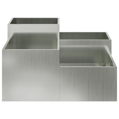 Tuinbak Gegalvaniseerd staal 100 x 100 x 48 cm