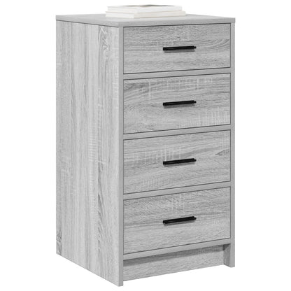 Sideboard 40X41X75 Cm Bewerkt Hout Grijs sonoma