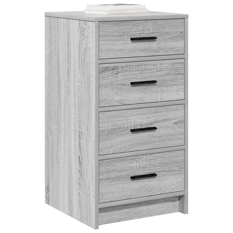 Sideboard 40X41X75 Cm Bewerkt Hout Grijs sonoma