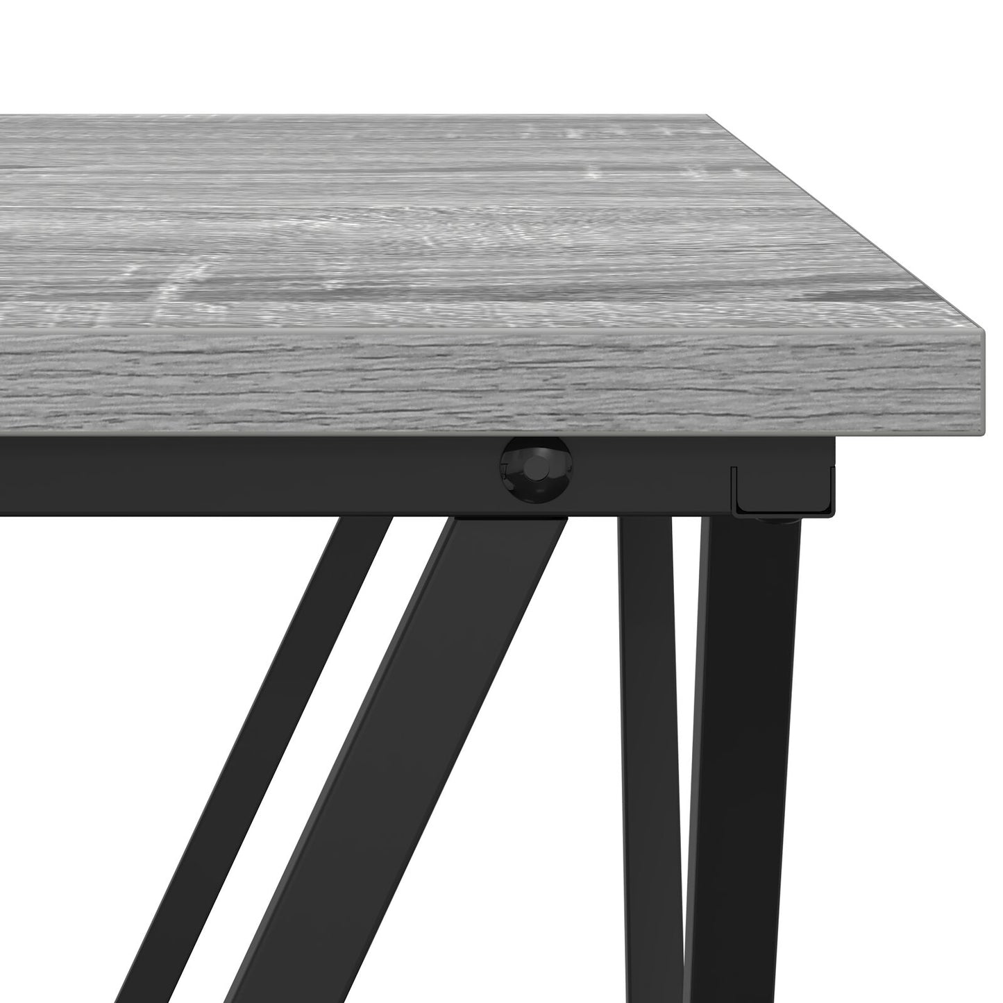Engineered Wood En Metaal Medium Duurzaam Grijze sonoma