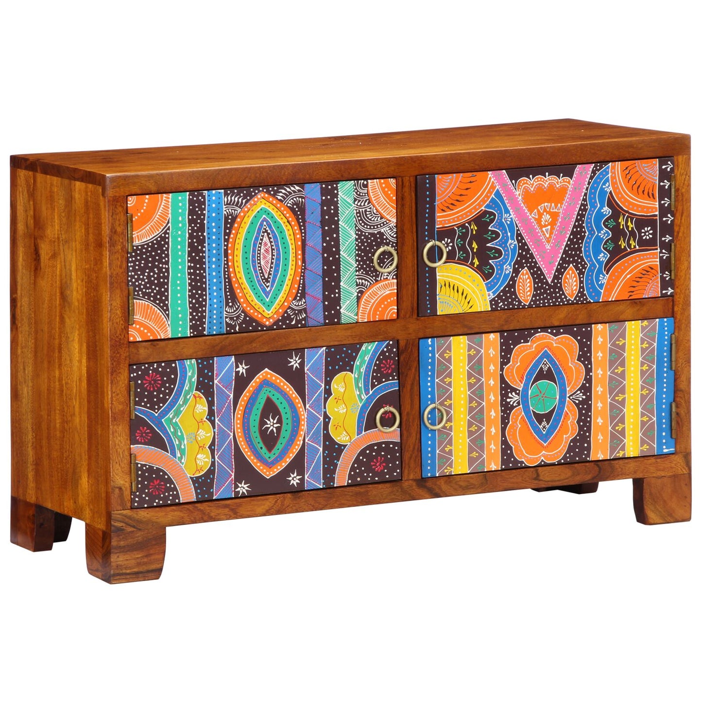 Schoenenkast 90X35X55 Cm Massief Acaciahout