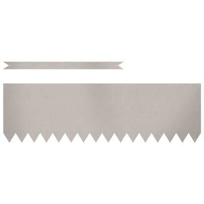 Grasranden 50 Stuks 100X0,5X30 Cm Weerbestendig Staal 100 x 0.5 x 30 cm Verweerd staal