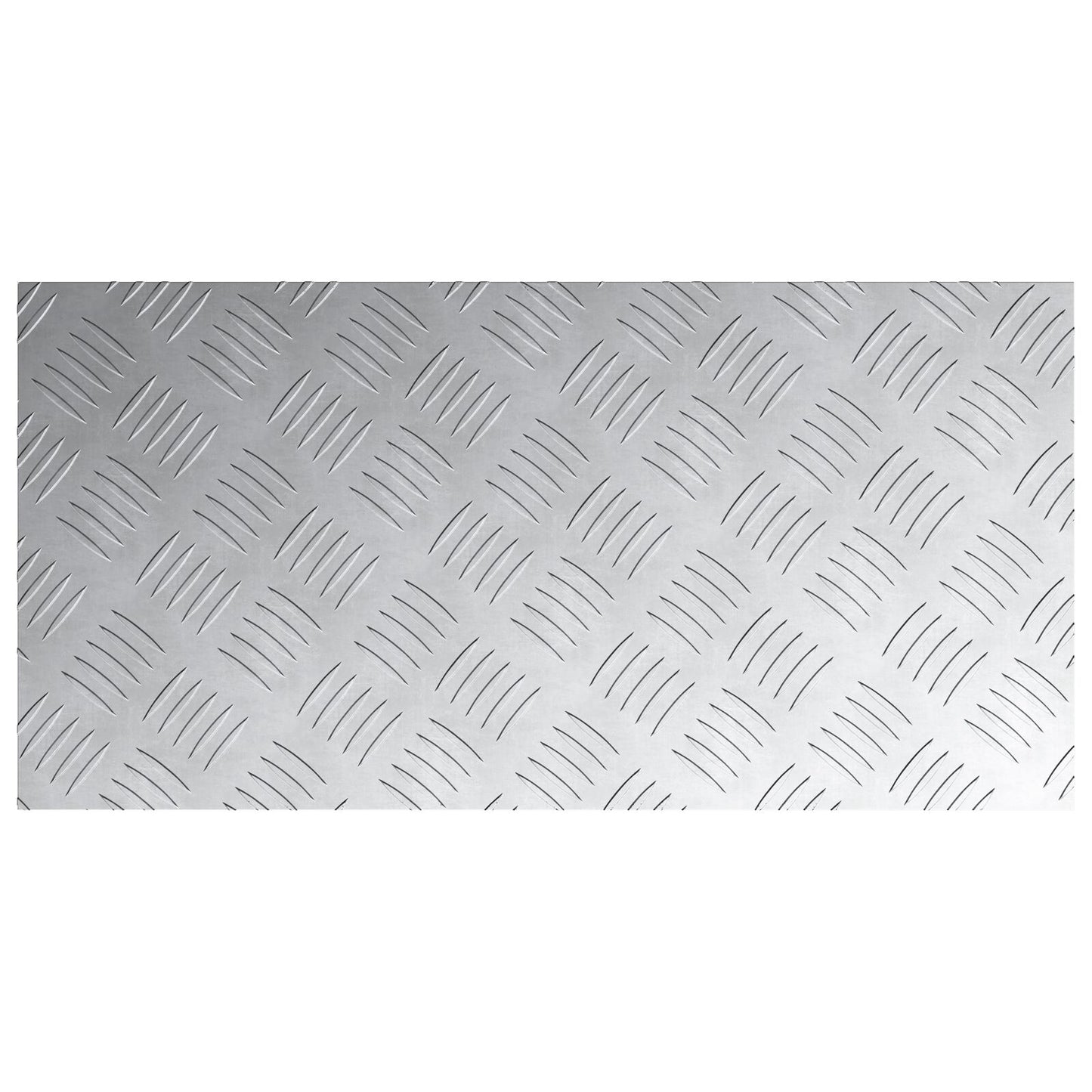 Aluminium Checkerplaten 2 Stuks Anti-Slip 60X30 Cm 60 x 30 x 0.2 cm Rechthoekig