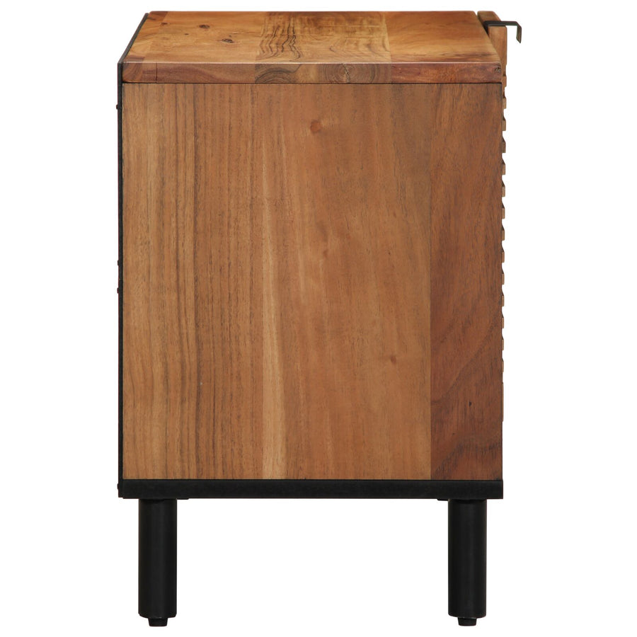 Tv-Kast 80X31,5X46 Cm Massief acaciahout