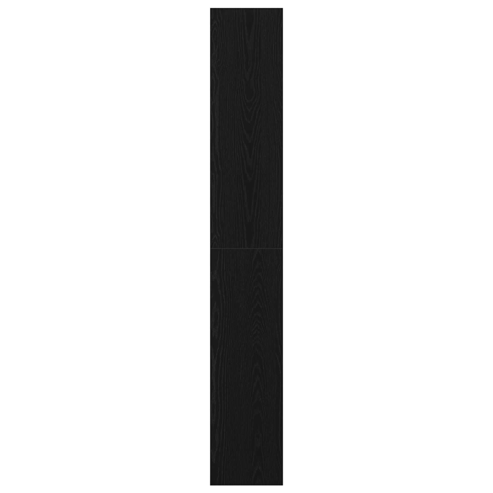 Boekenkast Zwart Eiken Bewerkt Hout 100 X 30 X 198 Cm Planken
