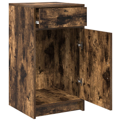 Sideboard 40X41X75 Cm Engineered Wood Gerookt Eiken