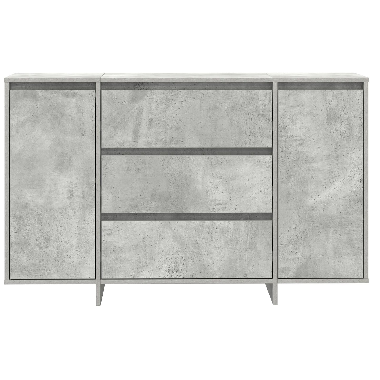 Zijtafel Betonnen Grijs Geëngineerd Hout Zijtafel Rechthoekig