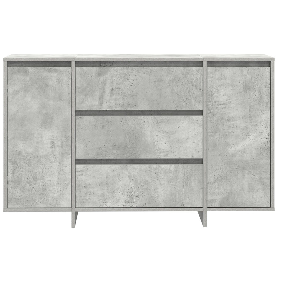 Zijtafel Betonnen Grijs Geëngineerd Hout Zijtafel Rechthoekig