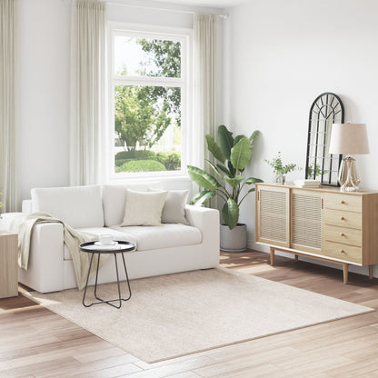 Shaggy Tapijt Met Latex Achterkant Crème 200 x 200 cm