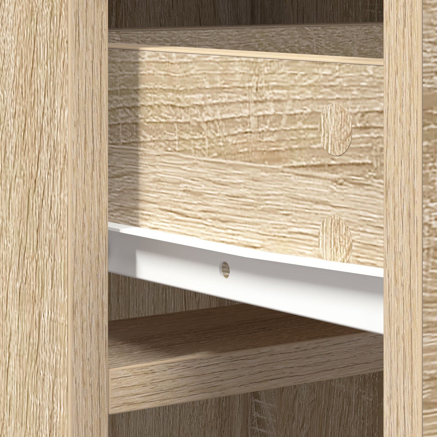 Hoge Kast 40X41X135 Cm Bewerkt Hout Sonoma eiken