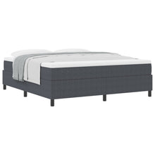 Boxspringbed Met Matras Donkergrijs Super King Corduroy Stof