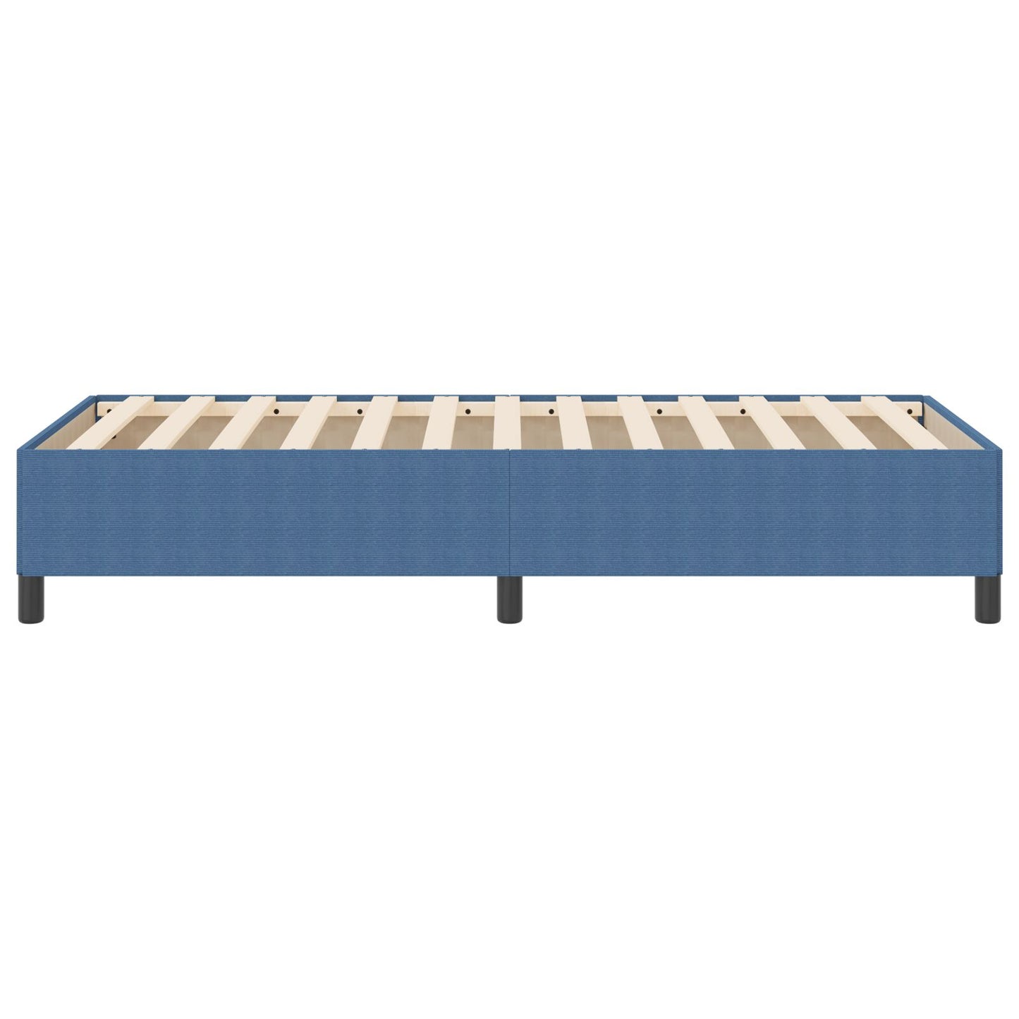 Bed Frame Corduroy Stof Blauw 90 x 200 cm