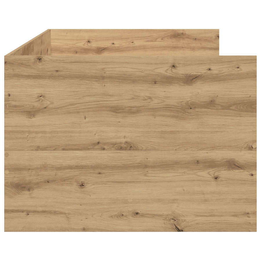 Dagbed Gefabriceerd Hout Duurzaam Ambachtelijk eiken 90 x 190 cm