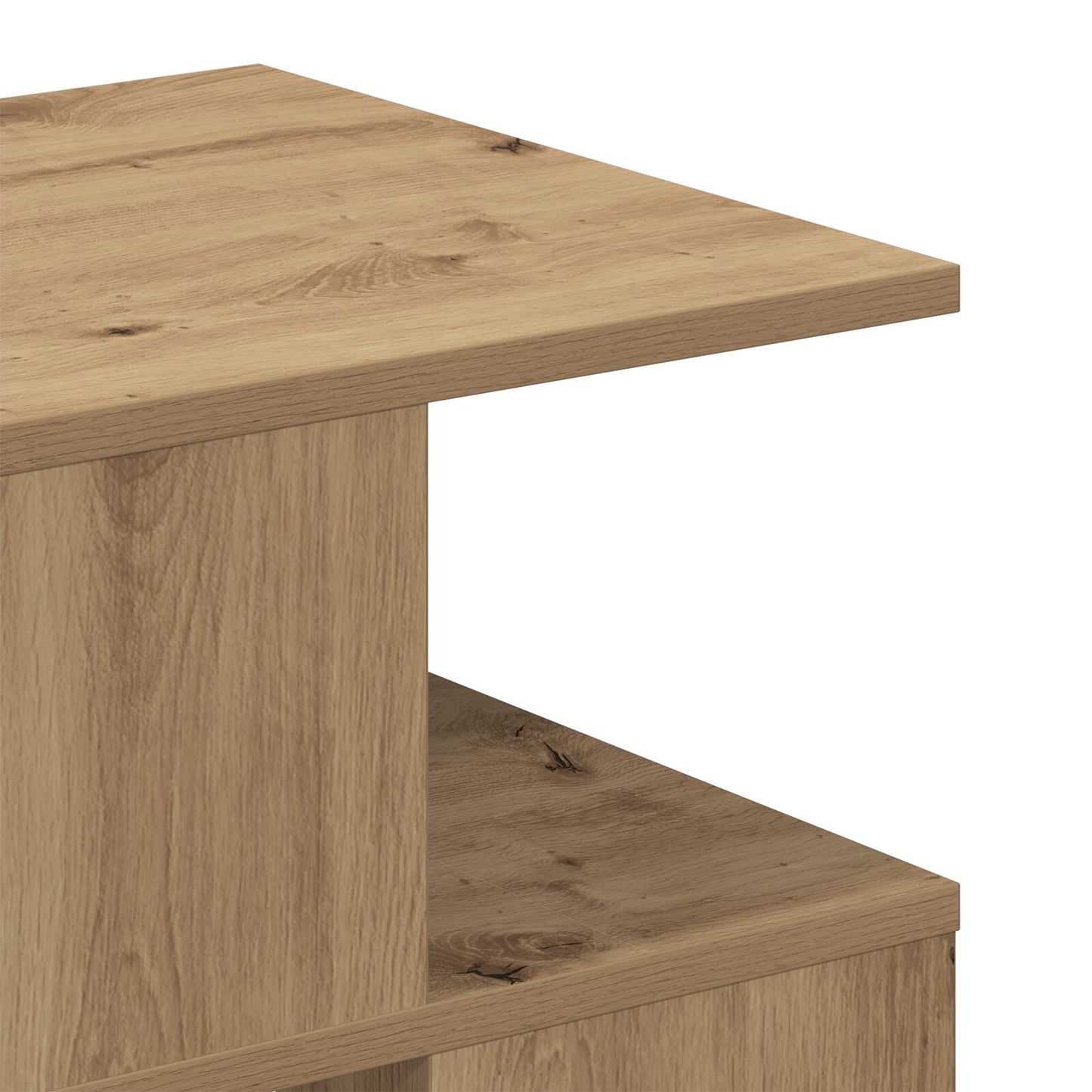 Bijzettafel Artisan Eiken 40X40X40 Cm Gefabriceerd Hout
