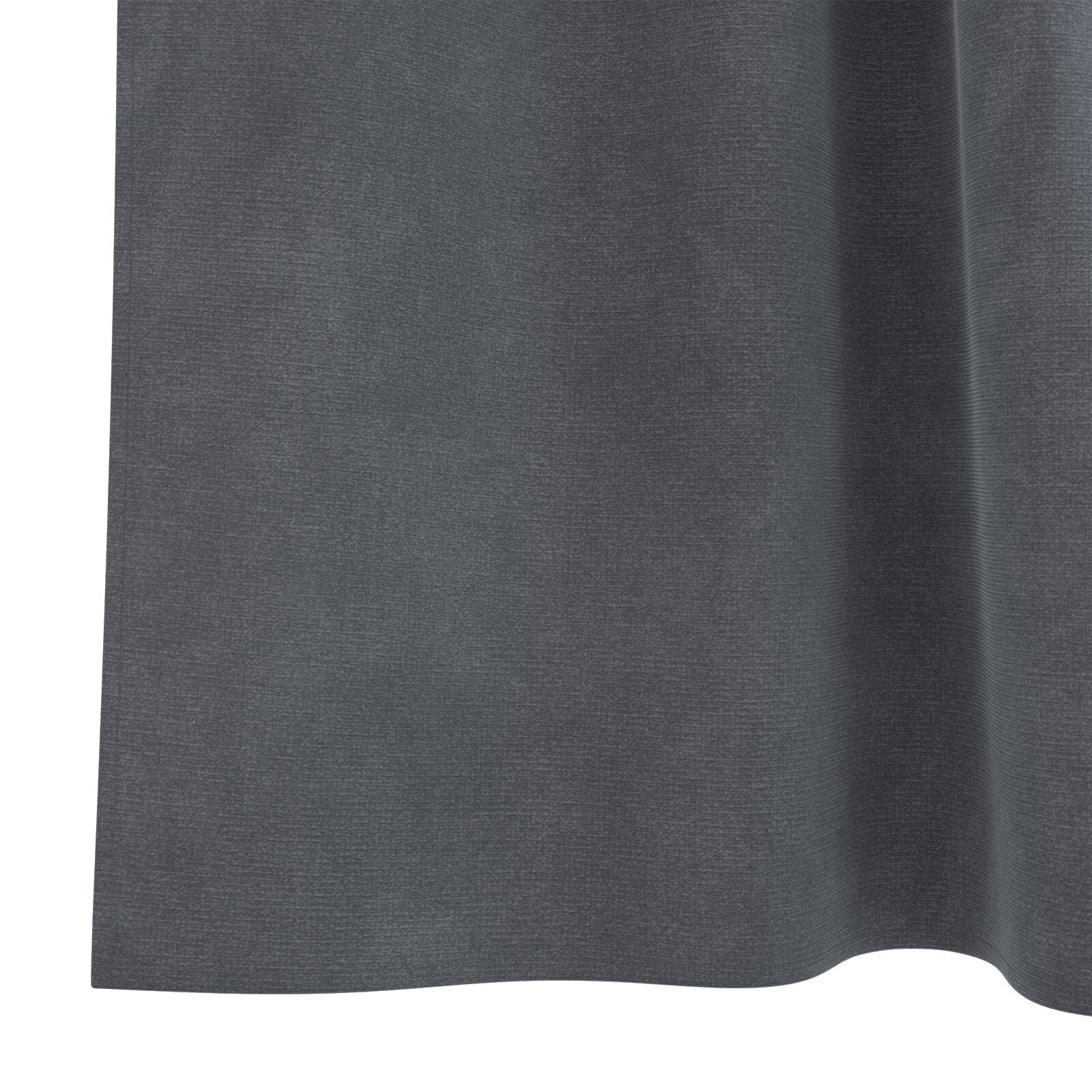 Zwarteout Gordijnen 2 Stuks Velvet Super Lichtgrijs 140 x 140 cm met ophanglussen