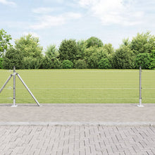 Gelaste Draadhek Met 13 Flangede Palen 0.6X100 M Gegalvaniseerd Staal Gegalvaniseerd Staal