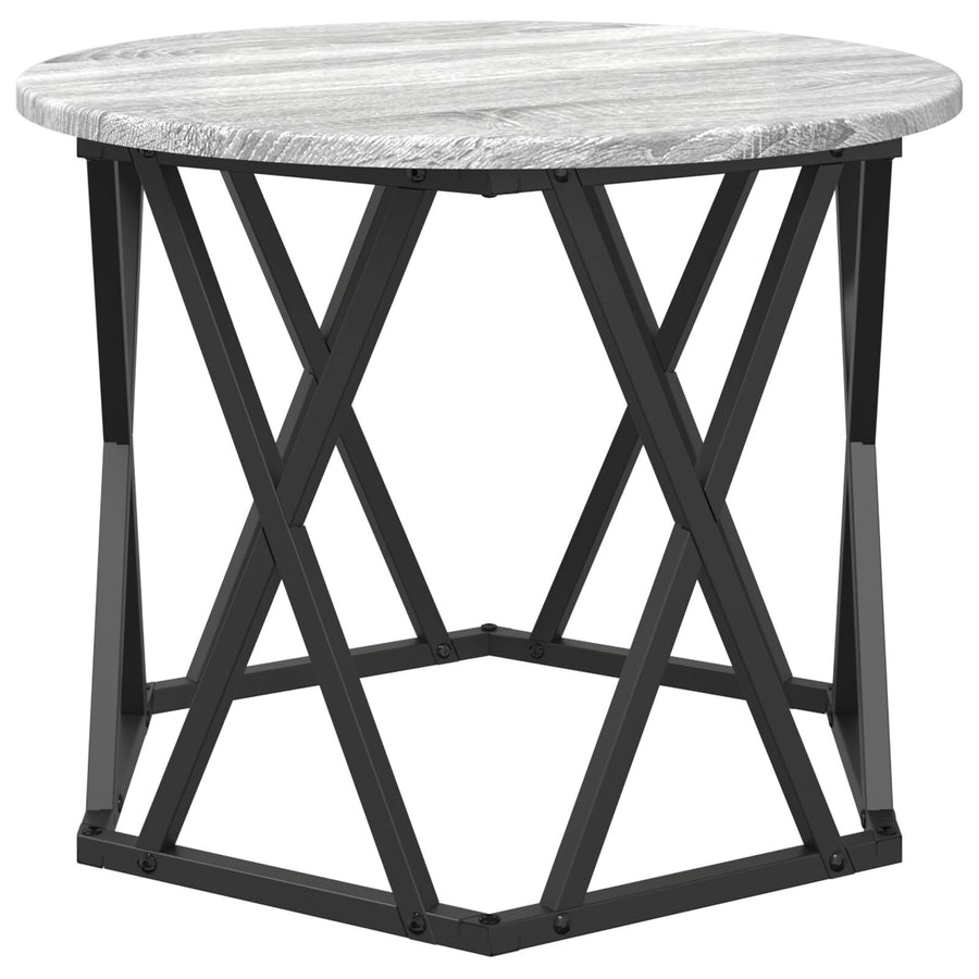 Nesting Bijzettafels 3 Pcs Bewerkt Hout Grijze sonoma