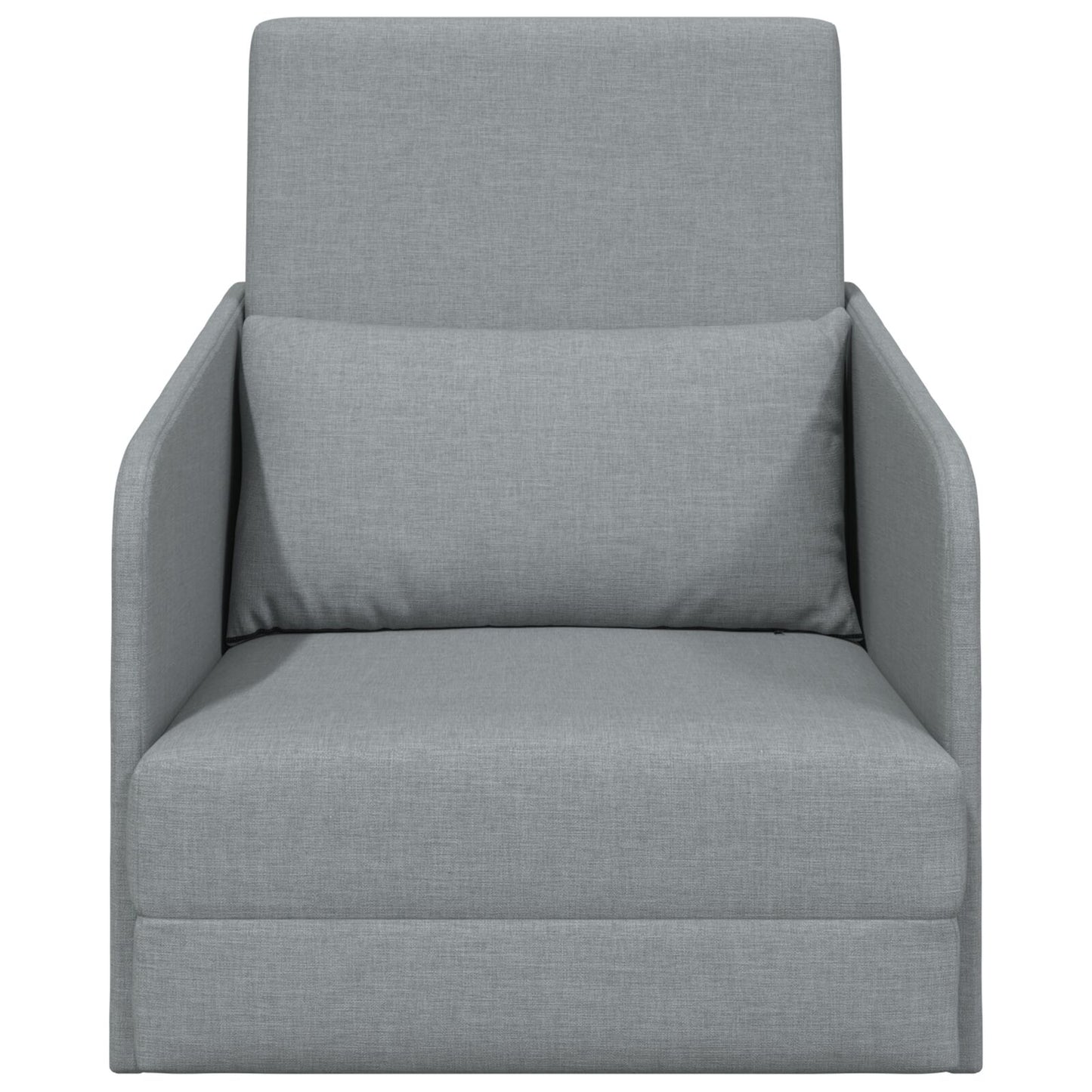 Vloer Sofa Bed 2-In-1 65X80X83 Cm Stof Licht grijs