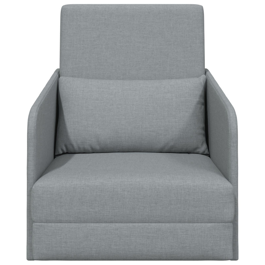 Vloer Sofa Bed 2-In-1 65X80X83 Cm Stof Licht grijs
