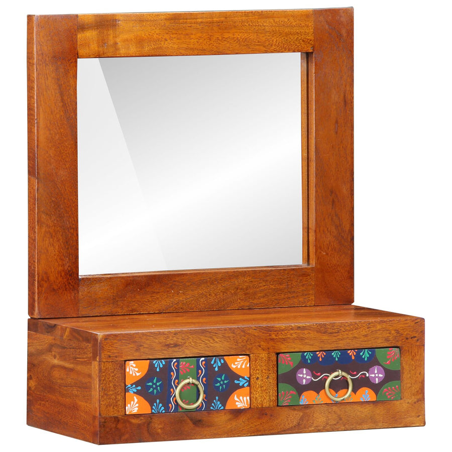 Wandkast 40X20X50 Cm Massief Acaciahout
