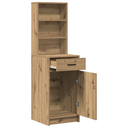Hoge Kast 40X41X135 Cm Engineered Wood Ambachtelijk eiken
