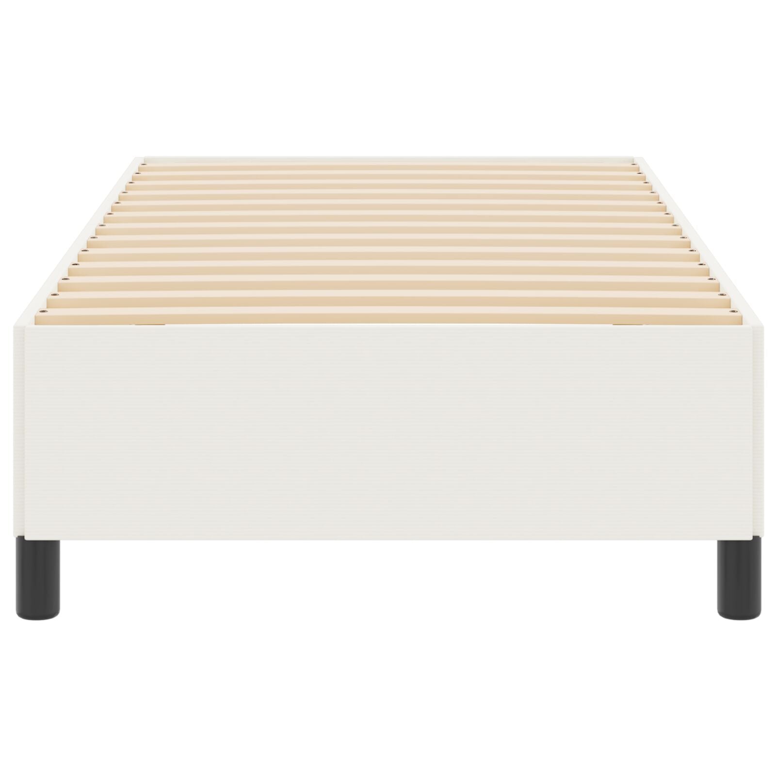 Bedframe Corduroy Stof Crème 90 x 190 cm
