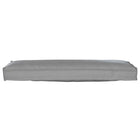 Stoelkussen 120x40x8 cm grijs oxford stof