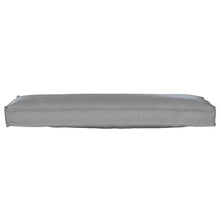 Palletkussen Voor Bank Grijs 120X40X8 Cm Oxford Stof