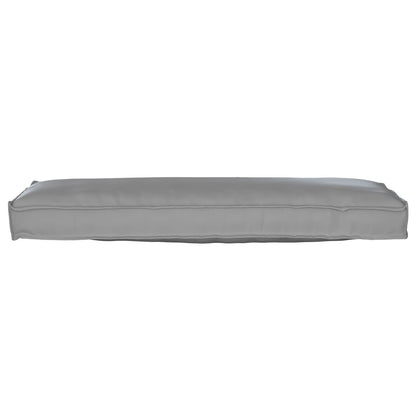 Palletkussen Voor Bank Grijs 120X40X8 Cm Oxford Stof