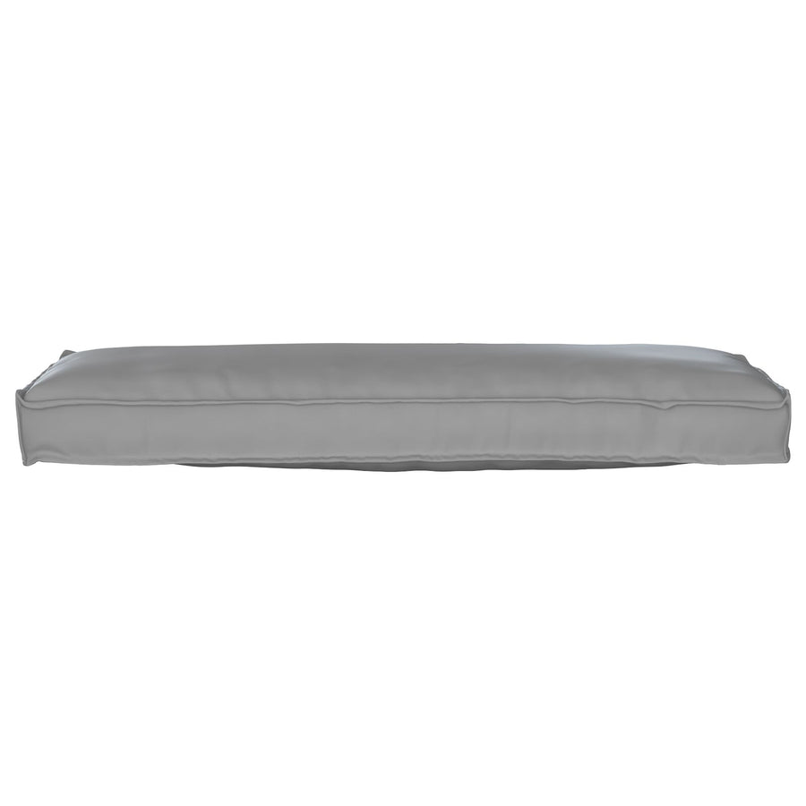 Palletkussen Voor Bank Grijs 120X40X8 Cm Oxford Stof