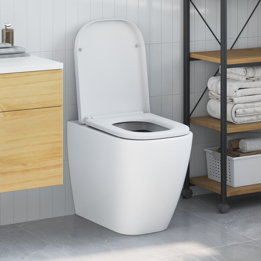 Snelsluiting Toiletbril Met Soft Close Duroplast Wit