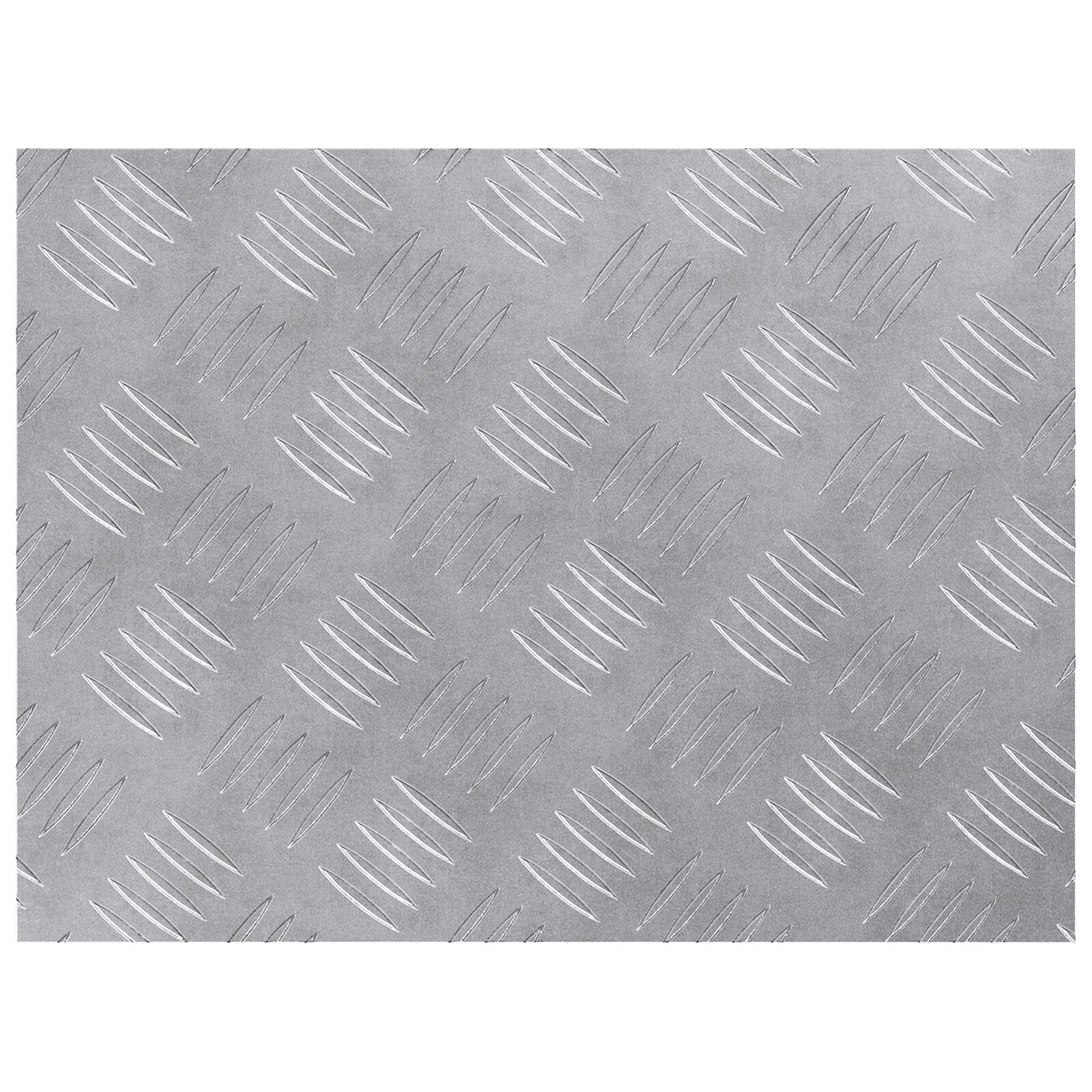 Aluminium Checker Platen 4 Pack Anti-Slip 40X30 Cm 40 x 30 x 0.2 cm Rechthoekig