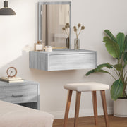 Ceiling table with drawer Grey 60 x 40 x 70 cm Engineered wood