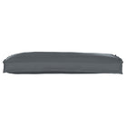 Stoelkussen 100x40x8 cm antraciet oxford stof