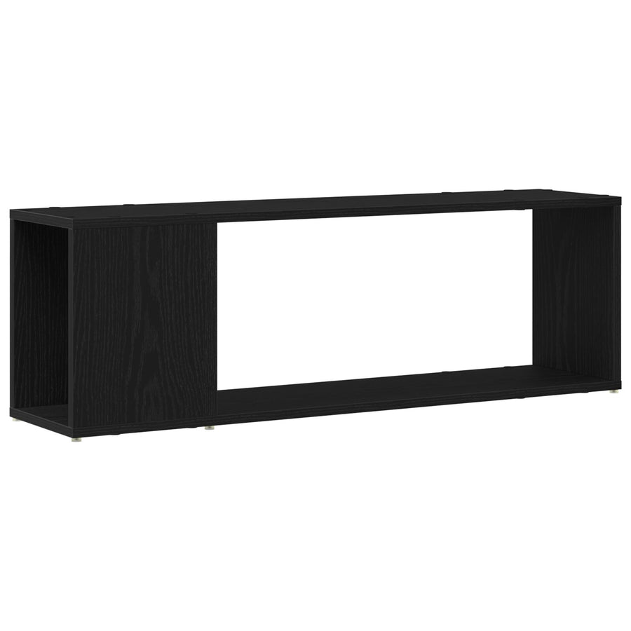 Boekenkast Gelaagd Hout Zwart eiken 100 x 24 x 32 cm
